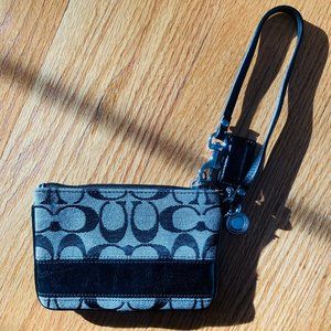 Coach Signature Collection wristlet - like new